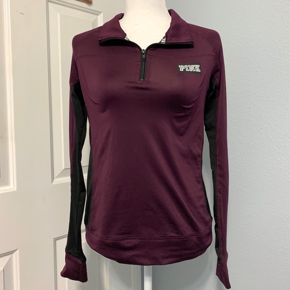 PINK Victoria’s Secret ULTIMATE 1/4 Zip Pullover